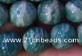 CAM1652 15.5 inches 8mm round Russian amazonite gemstone beads