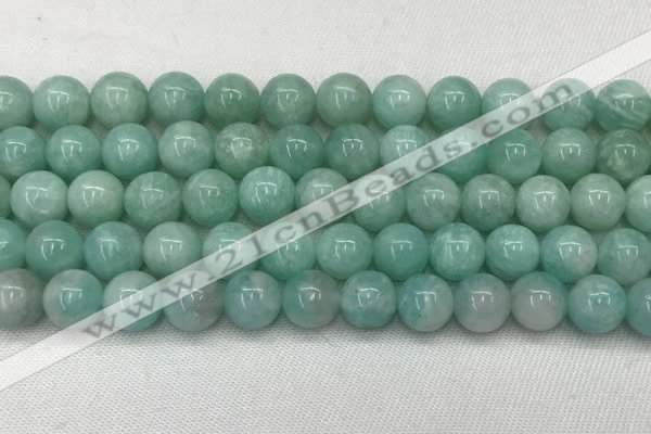 CAM1688 15.5 inches 10mm round natural amazonite beads wholesale