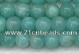 CAM1690 15.5 inches 4mm round natural amazonite gemstone beads