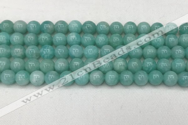 CAM1692 15.5 inches 8mm round natural amazonite gemstone beads