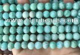 CAM1726 15.5 inches 8mm round amazonite gemstone beads wholesale