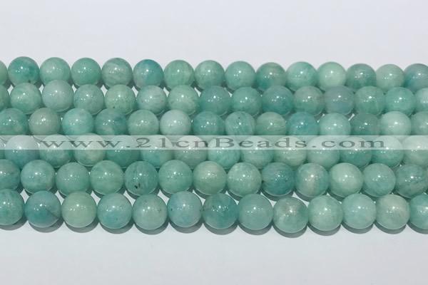 CAM1767 15 inches 8mm round amazonite gemstone beads