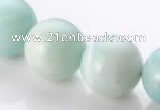 CAM22 15.5 inches natural amazonite round 18mm beads wholesale