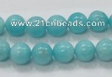 CAM308 15.5 inches 10mm round natural peru amazonite beads wholesale