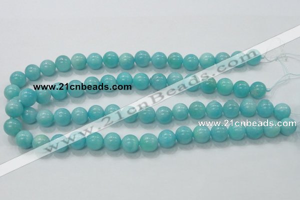 CAM309 15.5 inches 12mm round natural peru amazonite beads wholesale