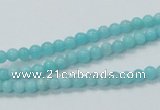 CAM315 15.5 inches 6mm round natural peru amazonite beads wholesale