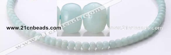 CAM32 rondelle 5*6mm natural amazonite gemstone beads Wholesale