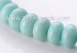 CAM33 rondelle 5*8mm natural amazonite gemstone beads Wholesale