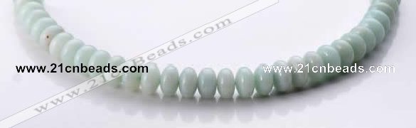 CAM34 rondelle natural amazonite 6*10mm gemstone beads Wholesale