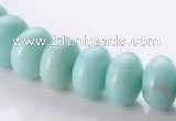 CAM35 natural amazonite 8*12mm rondelle gemstone beads Wholesale