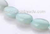 CAM39 natural amazonite 10*14mm flat oval beads Wholesale