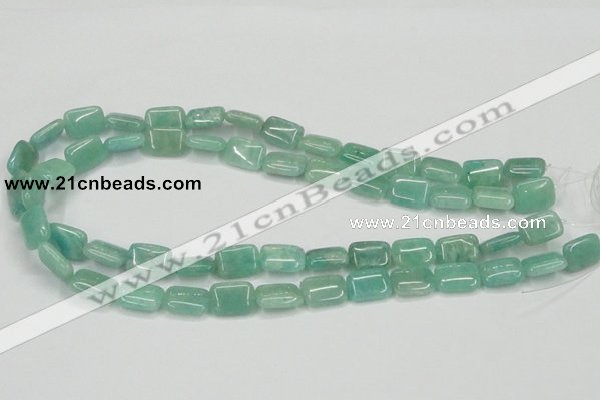 CAM405 15.5 inches 10*14mm rectangle natural russian amazonite beads