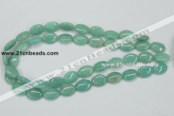 CAM408 15.5 inches 13*18mm oval natural russian amazonite beads