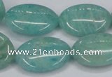 CAM409 15.5 inches 18*25mm oval natural russian amazonite beads