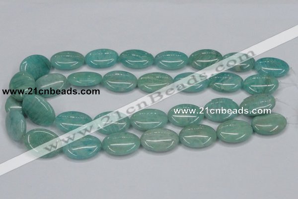 CAM409 15.5 inches 18*25mm oval natural russian amazonite beads