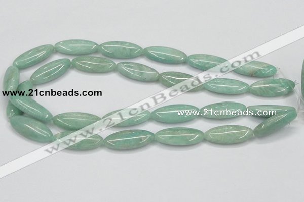 CAM410 15.5 inches 12*30mm horse eye natural russian amazonite beads