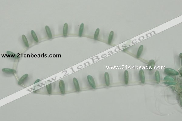 CAM418 15.5 inches flat teardrop 13*18mm natural russian amazonite beads