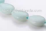 CAM47 flat teardrop natural amazonite 12*16mm beads Wholesale