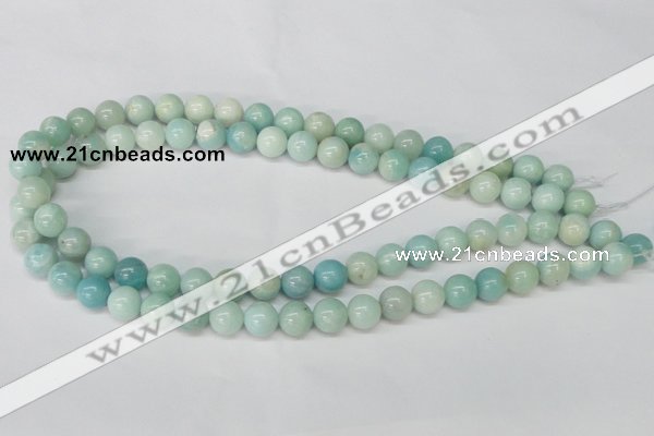 CAM601 15.5 inches 12mm round Chinese amazonite gemstone beads