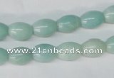 CAM602 15.5 inches 8*11mm rice Chinese amazonite gemstone beads