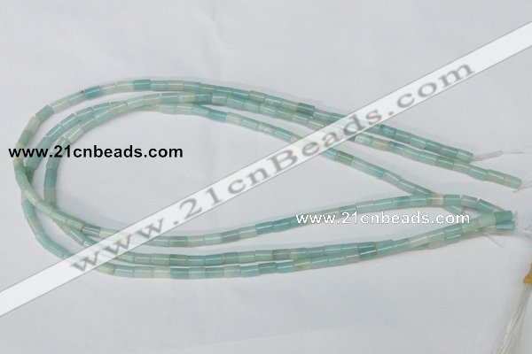 CAM605 15.5 inches 4*7mm column Chinese amazonite gemstone beads