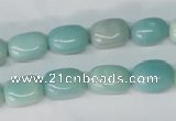 CAM608 15.5 inches 8*12mm nugget Chinese amazonite beads