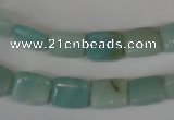 CAM628 15.5 inches 8*10mm rectangle Chinese amazonite gemstone beads