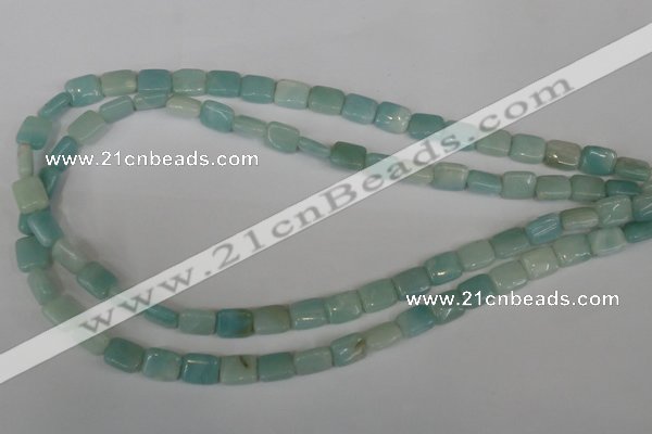 CAM628 15.5 inches 8*10mm rectangle Chinese amazonite gemstone beads