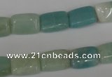 CAM629 15.5 inches 10*14mm rectangle Chinese amazonite gemstone beads