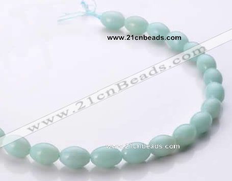 CAM64 10*14mm oval natural amazonite gemstone beads Wholesale