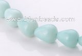 CAM66 8*10mm teardrop natural amazonite gemstone beads Wholesale