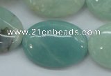 CAM665 15.5 inches 22*30mm oval amazonite gemstone beads