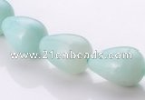 CAM68 teardrop natural amazonite 10*14mm beads Wholesale