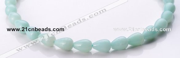 CAM68 teardrop natural amazonite 10*14mm beads Wholesale