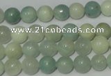 CAM702 15.5 inches 8mm round natural amazonite gemstone beads