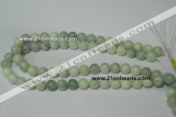 CAM704 15.5 inches 12mm round natural amazonite gemstone beads