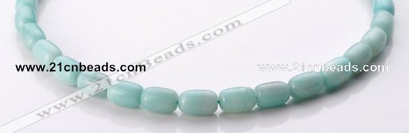 CAM77 8*12mm tube natural amazonite gemstone beads Wholesale