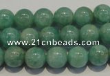 CAM804 15.5 inches 10mm round Brazilian amazonite beads wholesale