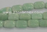 CAM852 15.5 inches 10*14mm rectangle natural Russian amazonite beads