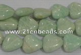 CAM856 15.5 inches 12*12mm triangle natural Russian amazonite beads