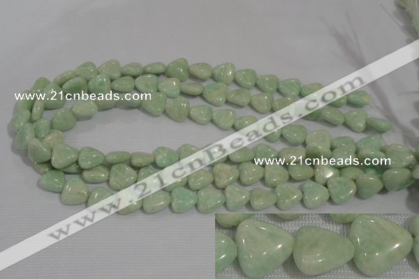 CAM856 15.5 inches 12*12mm triangle natural Russian amazonite beads