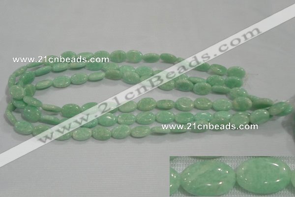 CAM858 15.5 inches 10*14mm oval natural Russian amazonite beads