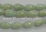 CAM860 15.5 inches 8*13mm teardrop natural Russian amazonite beads