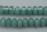 CAM910 15.5 inches 6*10mm rondelle amazonite gemstone beads wholesale