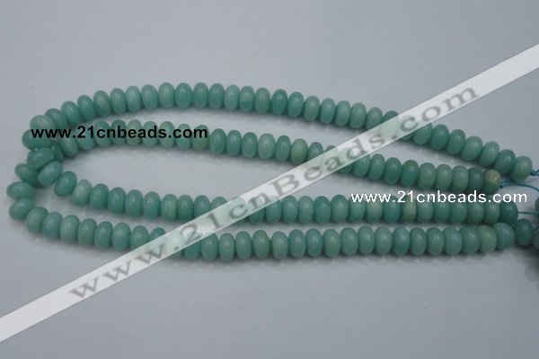 CAM910 15.5 inches 6*10mm rondelle amazonite gemstone beads wholesale