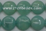 CAM917 15.5 inches 16mm flat round amazonite gemstone beads wholesale