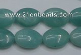 CAM925 15.5 inches 13*18mm oval amazonite gemstone beads wholesale