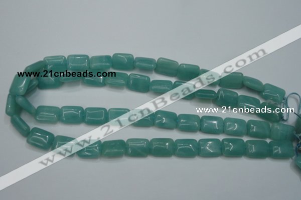 CAM933 15.5 inches 12*16mm rectangle amazonite gemstone beads