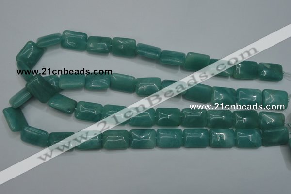 CAM934 15.5 inches 13*18mm rectangle amazonite gemstone beads wholesale