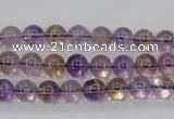 CAN01 15.5 inches 6mm round natural ametrine gemstone beads